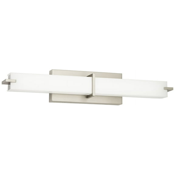 Kichler Zel 25 3/4" Wide Brushed Nickel Modern Linear LED Bath Light