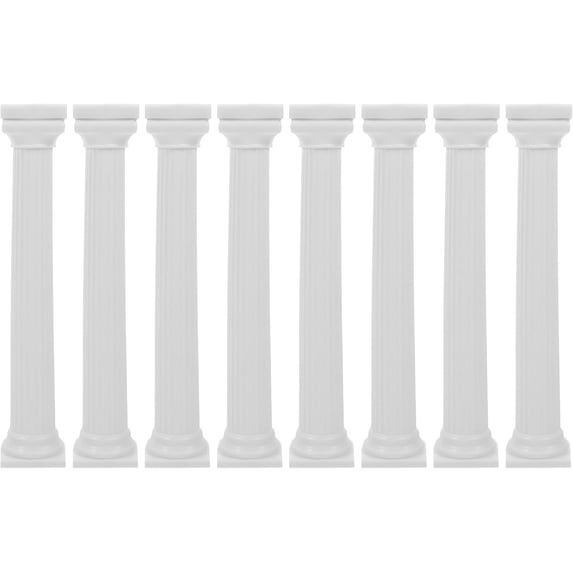 Tier Column Kichvoe Roman Column Tiered Stand, Plastic 8pcs 17cm Cake Tier ...
