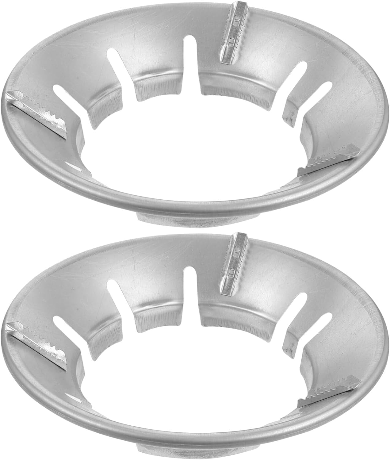 Kichvoe 2 Stück Edelstahl Grillroste Rund - Backrost & Dampfgareinsatz 28cm