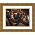 thumbnail image 1 of Kiciak, Christophe 14x12 Gold Ornate Wood Framed with Double Matting Museum Art Print Titled - Narcissism, 1 of 4