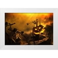 thumbnail image 1 of Kiciak, Christophe 18x13 White Modern Wood Framed Museum Art Print Titled - Halloween In Hamelin, 1 of 4