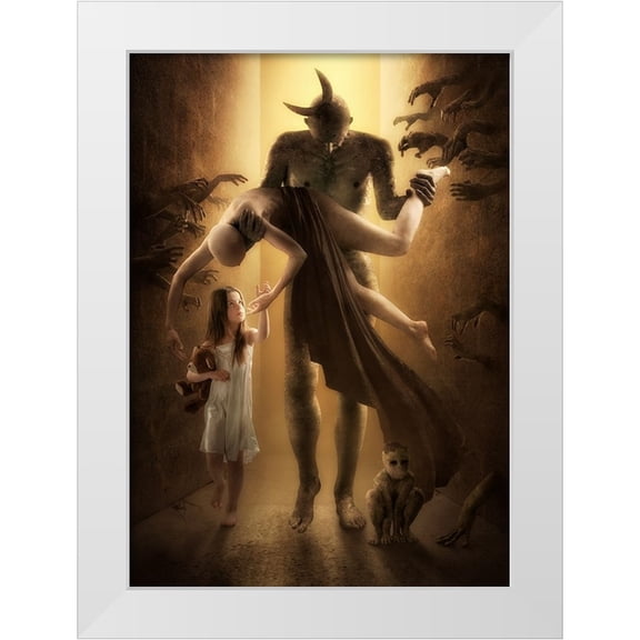 Kiciak, Christophe 24x32 White Modern Wood Framed Museum Art Print Titled - Sandman