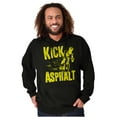 thumbnail image 1 of Kick Asphalt Racing Tour Cyclist Unisex Plus Fleece Graphic Hoodie Brisco Brands 2X, 1 of 5