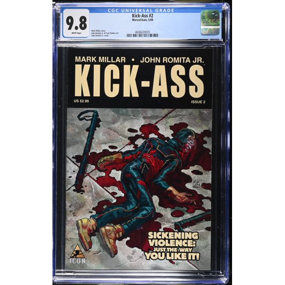 Kick-Ass #2 CGC NM/M 9.8 White Pages Comic Book