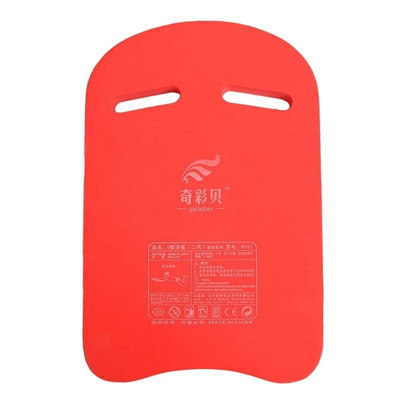 Kick Board, FloatforPool, 18X12inFoam, Swim Float, Toddler Training, Swimming Grips, Red, 1 Pc