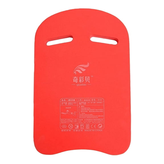 Kick Board, FloatforPool, 18X12inFoam, Swim Float, Toddler Training, Swimming Grips, Red, 1 Pc