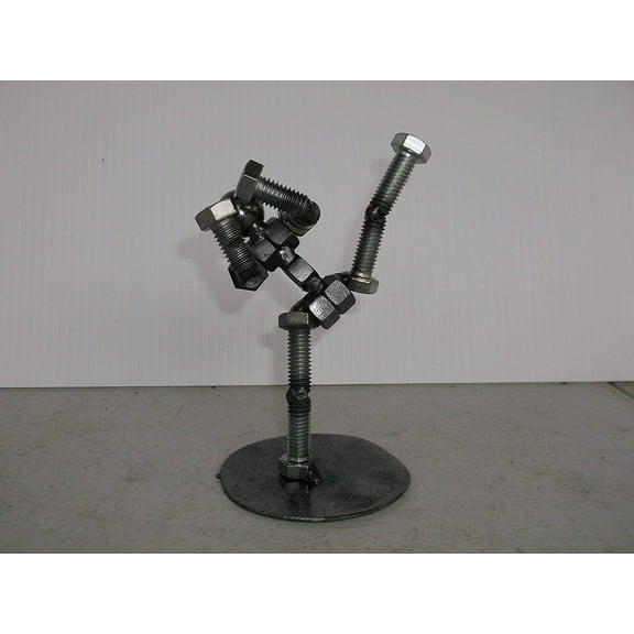 Kick Boxer Metal Bolt Figurine