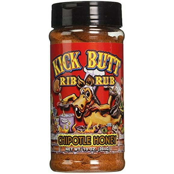 Kick Butt Chipotle Honey Rib Rub - Sweet, Spicy, and Awesome on the Grill! Use on Ribs, Chicken, Fis