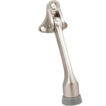 Kick-Down Door Stop, 4 Inches, Satin Nickel by Stone Harbor Hardware