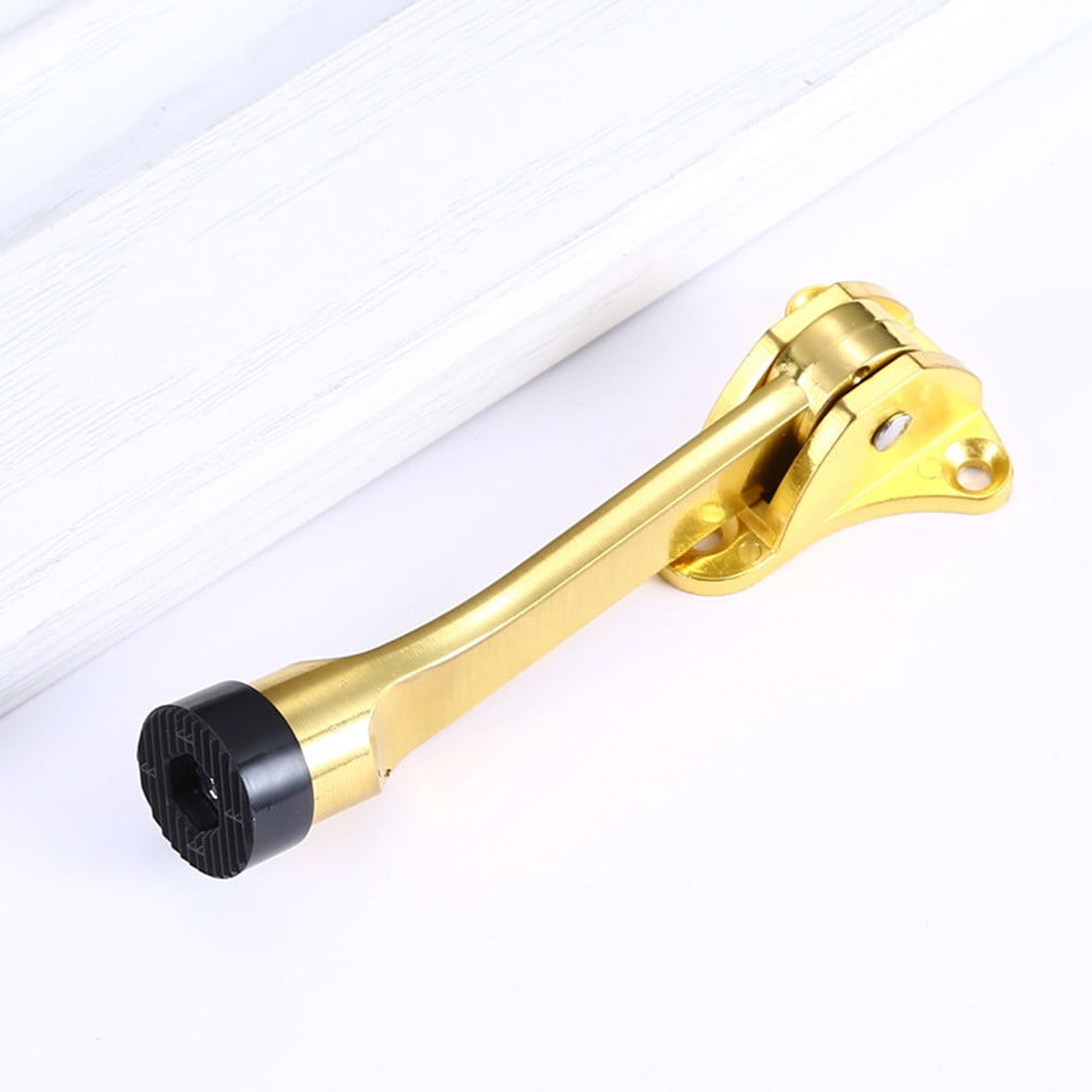 Kick Down Door Stopper Zinc Alloy FootOperated Lever Door Stop Non