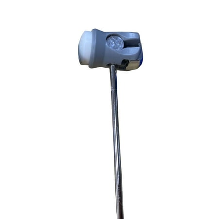 Kick Drum Pedal, Bass Drum Pedal Mallet, Durable Percussion Marching Band Accessory Gray