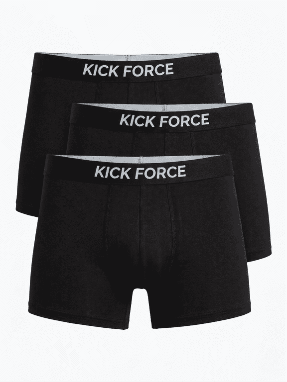 Men's Underwear Performance Moisture-wicking Breathable Stretch Regular leg Boxer Brief, 3-Pack