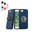 thumbnail image 1 of Entronix Heavy Duty Ring Case Designed for iPhone 8, Shockproof Slim Fit Kickstand, Navy, 1 of 7