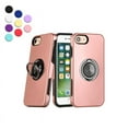 thumbnail image 1 of Entronix Heavy Duty Ring Case Designed for iPhone 7/8/SE Shockproof Slim Fit Kickstand, Pink, 1 of 7