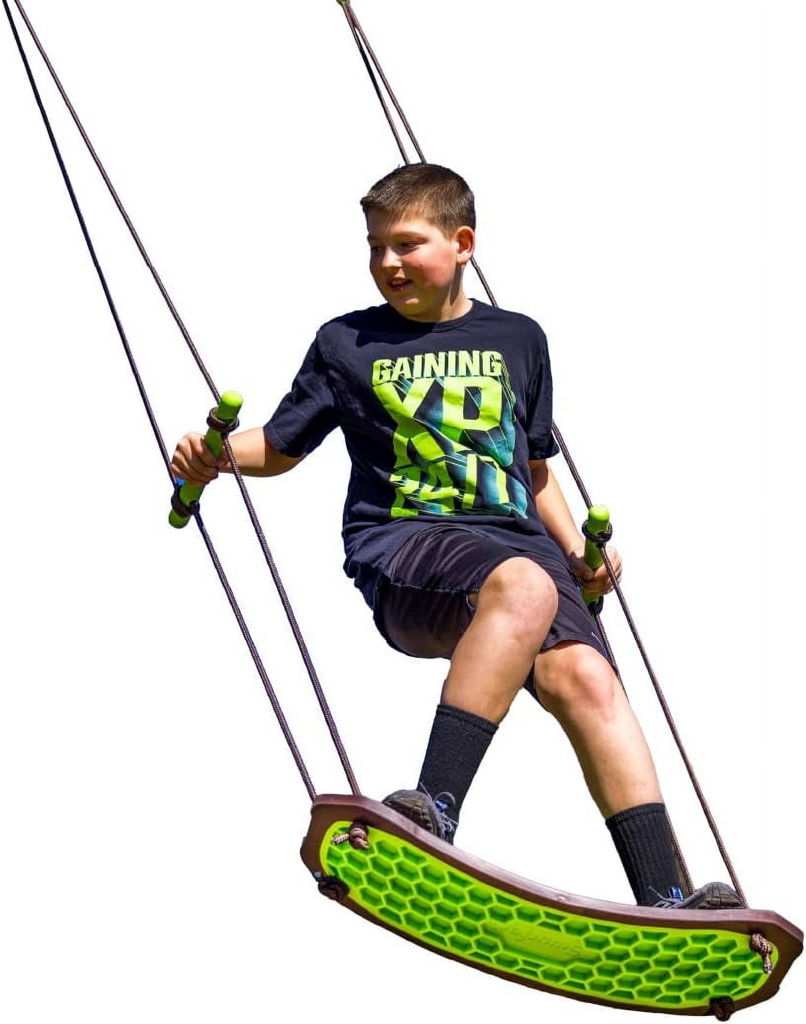 Kick Stand Up Surfing Tree Swing Outdoor Swings for Kids Up to 200 Lbs ...