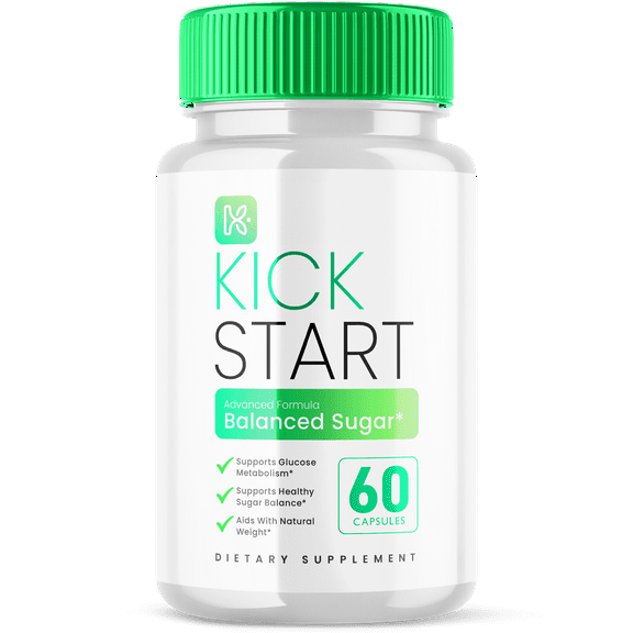 Kick Start Glyco Optimizer Supplement Advanced Glycogen Support Pills Made with All Natural Vitamins and Minerals 60 Capsules