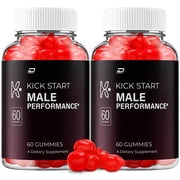 Kick Start Gummies for Men   KickStart Male Gummy All-Natural Reviews, 2 Pack, 120 Gummies