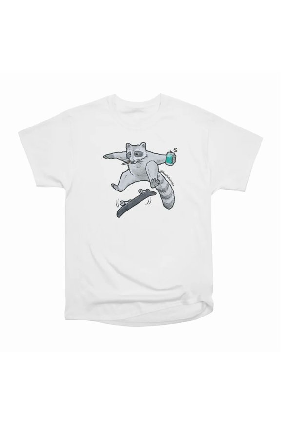 Kick flip Raccon T-Shirt Tee Gift For Him Merch For Her Apparel For Friend