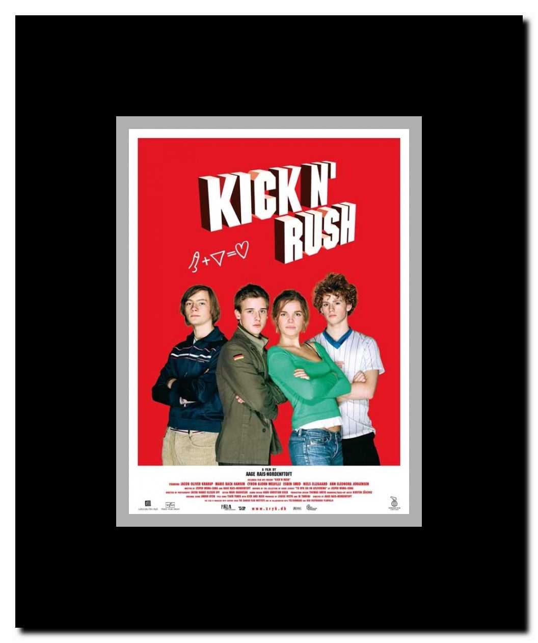 Kick'n Rush Framed Movie Poster