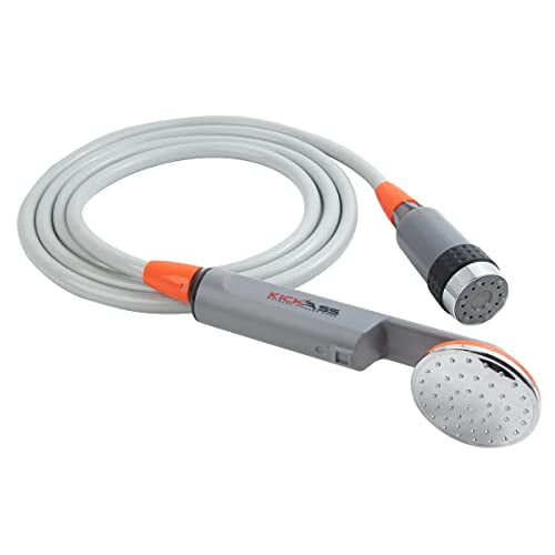 Kickass 12V Portable Camping Shower with Lithium Battery Perfect