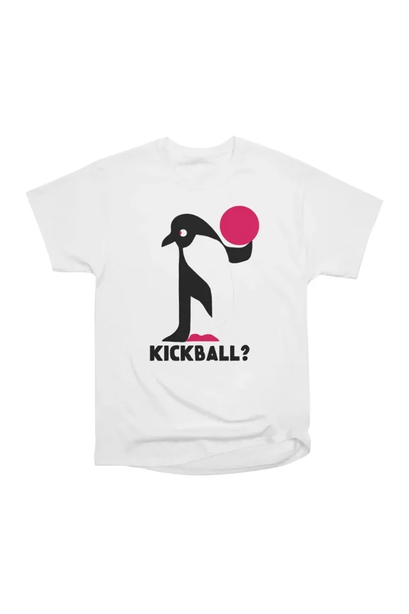 Kickball Penguin T-Shirt Tee Gift For Him Merch For Her Apparel For Friend