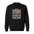 thumbnail image 1 of Kickboxing Free Fight Sweatshirt Men -Image by Shutterstock, Male Medium, 1 of 4