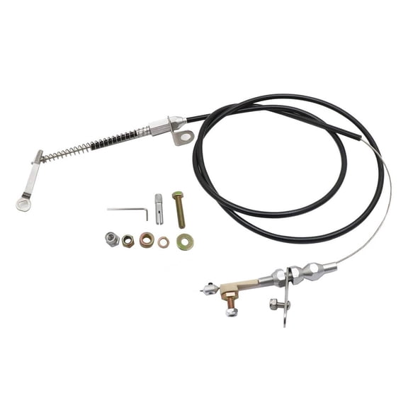 Kickdown Cable Kit Black For Ford AOD Transmission E150 E250 E350 1980-1993 Automatic Transmission Throttle Cable-KD-2AODU.