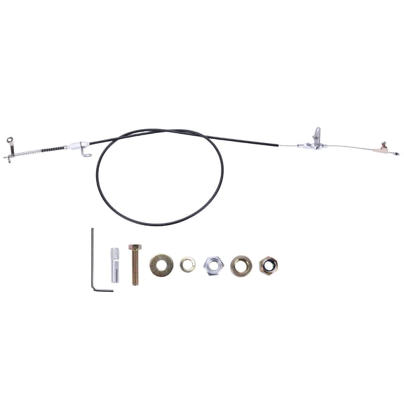 Kickdown Cable Kit Stainless Steel & Nylon Black for Ford Bronco/E-150/F-150 2011-2023 OE KD-2AODU Smooth Operation