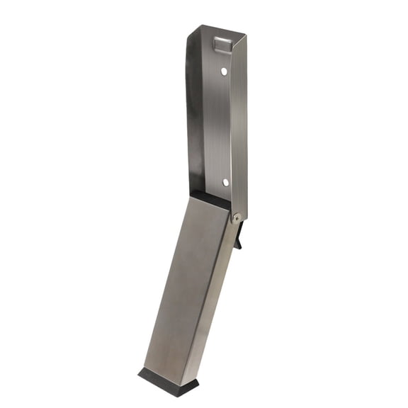 Kickdown Door Stopper for Bottom of Entrance Heavy Duty Metal Stop with Rubber Tip Windproof Collision Holder Floor Opener Hold Open Folding Design