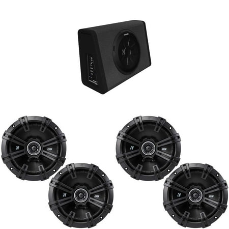 Kicker 11PT250 Powered Enclosure & (2) 43DSC6704 6.75" Bundle