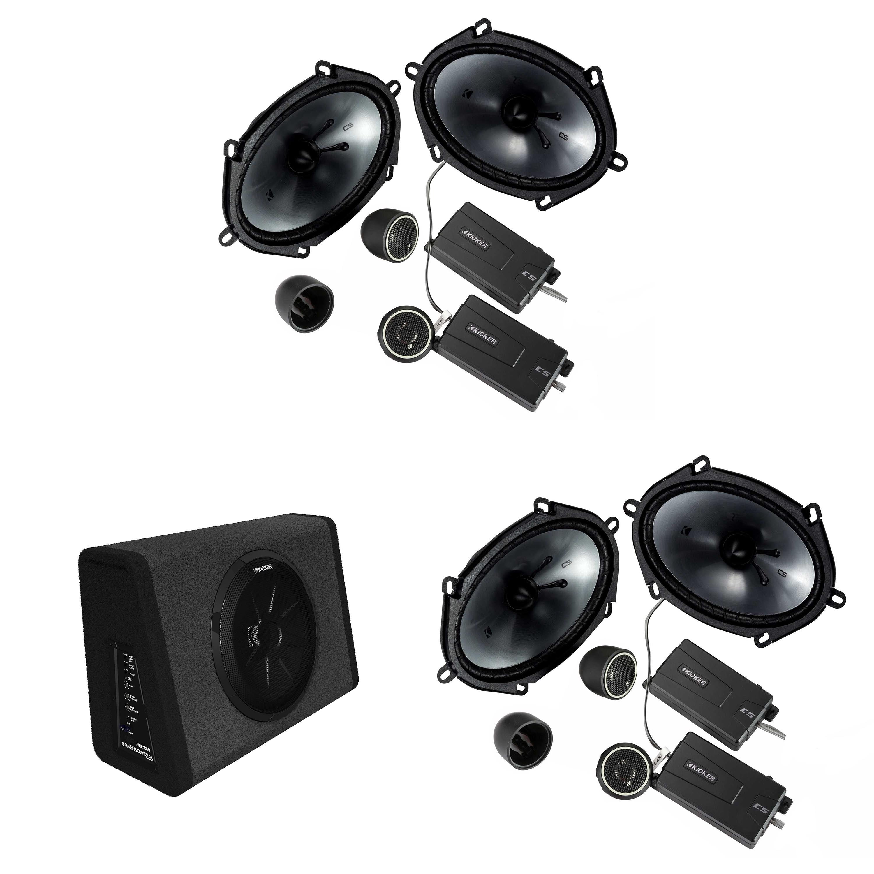 Kicker Component Kicker 11PT250 Powered Sub Enclosure & (2) 46CSS684 6x8