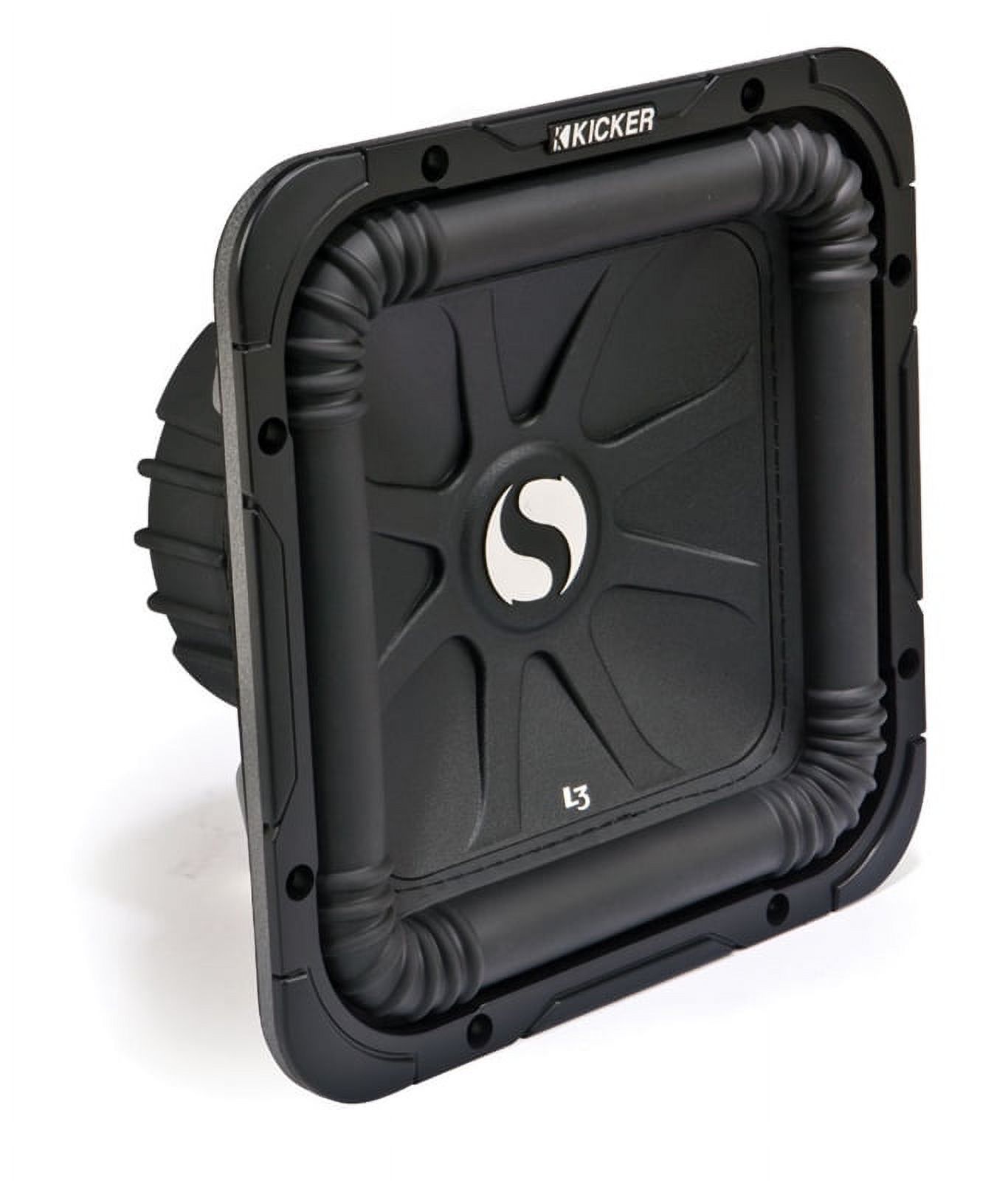 Kicker 11S10L34 Car Audio Solobaric L3 Dual 4 Ohm Square Subwoofer 10 ...