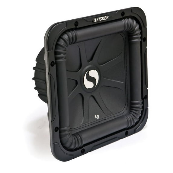Kicker 11S10L34 Car Audio Solobaric L3 Dual 4 Ohm Square Subwoofer 10" Sub