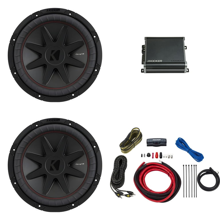 Kicker 12 Inch CVR Woofer Includes Two 52CVR122 Package with Kicker 12 Inch CVR Woofer Includes Two 52CVR122 Package with