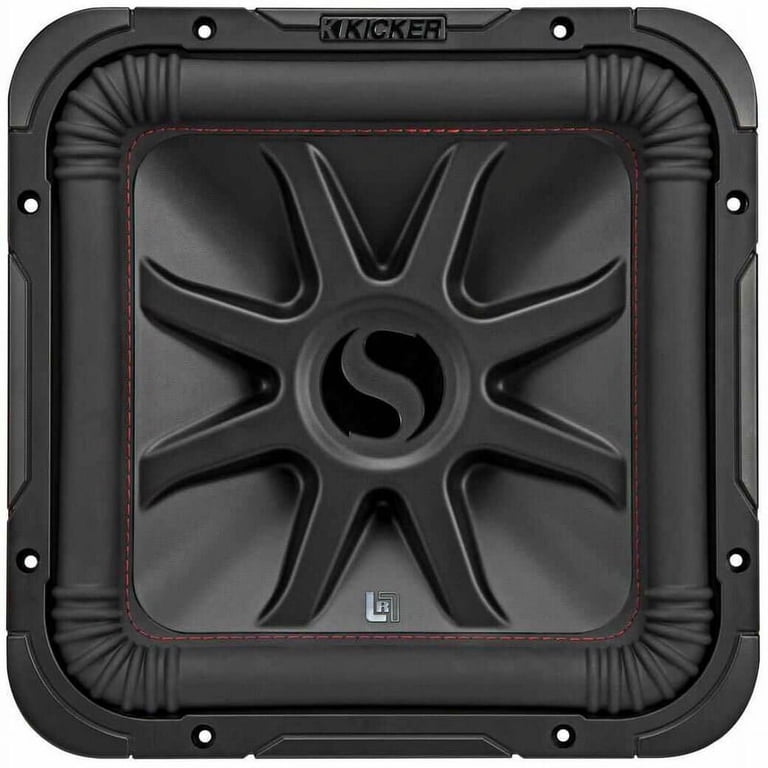 KICKER L7R 12インチ 4Ω 2発 プロショップ製BOX付 Kicker, L7R Square Subwoofer, 12-inch, 4-ohm, Black - Walmart.com