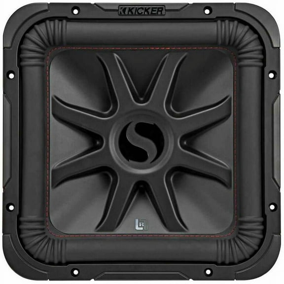 Kicker 12-inch L7R124 (45L7R124) Square Subwoofer 4-Ohm, Black