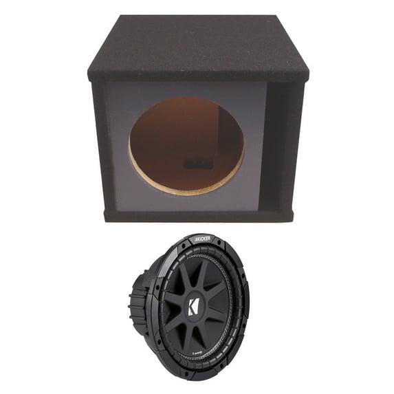 Kicker 15 Inches Vented Sub Box Enclosure Loaded With C15 Single Subwoofer New