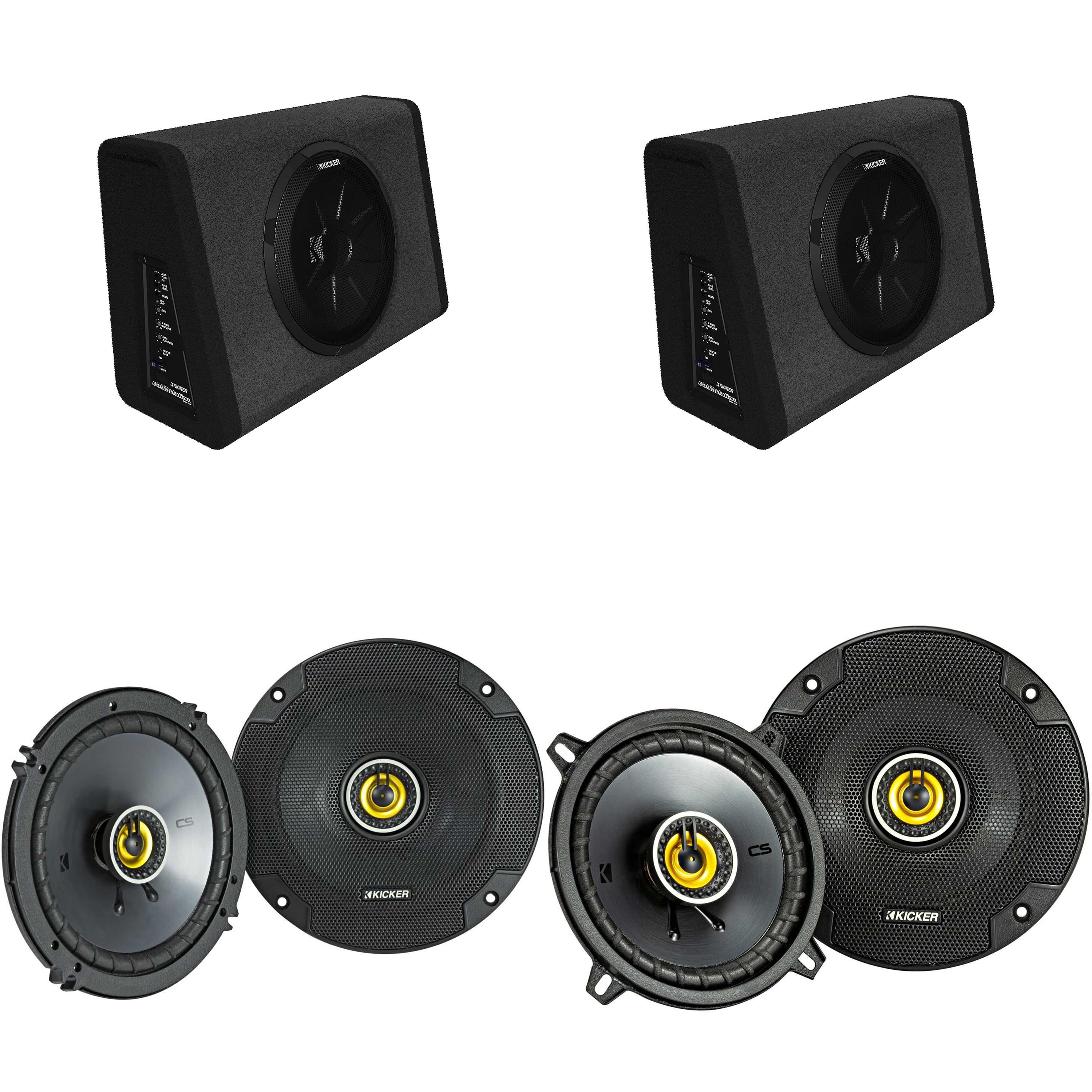 Kicker Box Kit Kicker (2) 11PT250 Powered Truck Enclosure & 46CSC654 6.5