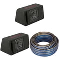 thumbnail image 1 of Kicker (2) 45VL7R102 Single 10" L7R Loaded Vented Enclosure - 500 Watts RMS w/ Speaker Wire Bundle, 1 of 7
