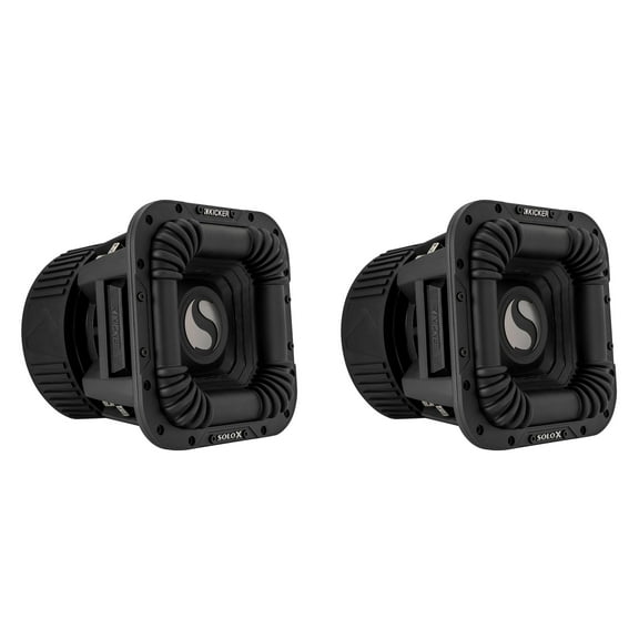 Kicker (2) 49L7X101 - SoloX L7X 10-Inch Competition Subwoofer, 1-Ohm