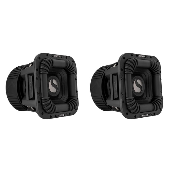 Kicker (2) 49L7X102 - SoloX L7X 10-Inch Competition Subwoofer, 2-Ohm