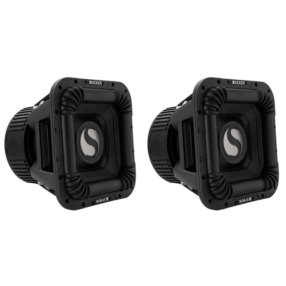 Kicker (2) 49L7X121 - SoloX L7X 12-Inch Competition Subwoofer, 1-Ohm