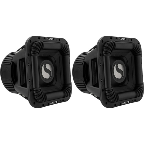 Kicker (2) 49L7X122 - SoloX L7X 12-Inch Competition Subwoofer, 2-Ohm