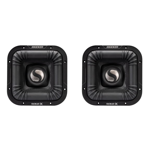Kicker (2) 49L7X81 - SoloX L7X 8-Inch Competition Subwoofer, 1-Ohm
