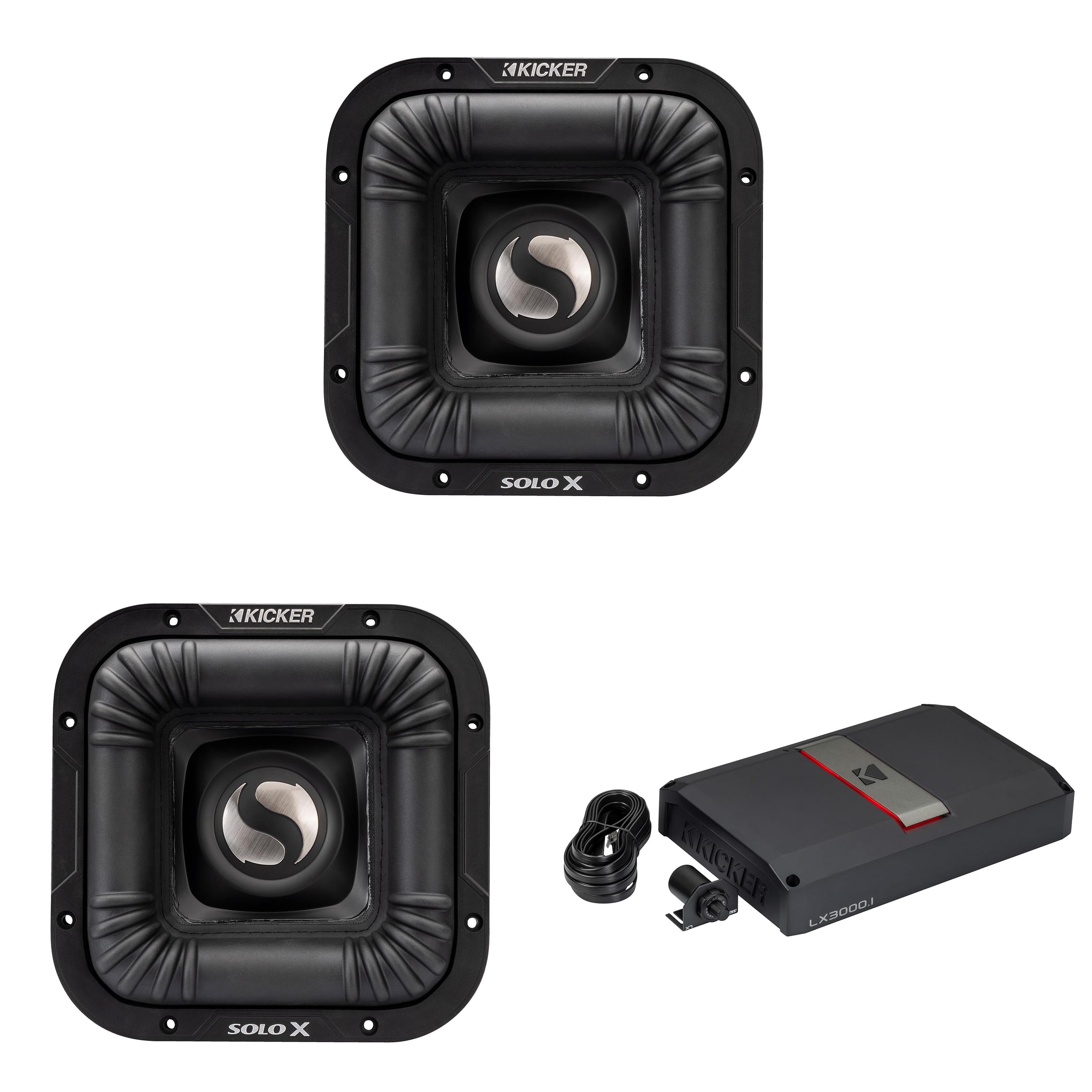 KICKER 49L7X121 - SoloX L7X 12-Inch & LX3000.1 Mono Amplifier 