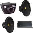 thumbnail image 1 of Kicker (2) 50CWCS154 CompC 15" Subwoofer, Single 4-Ohm with CXA18001 Amp Bundle ( Includes Bass Knob ), 1 of 8