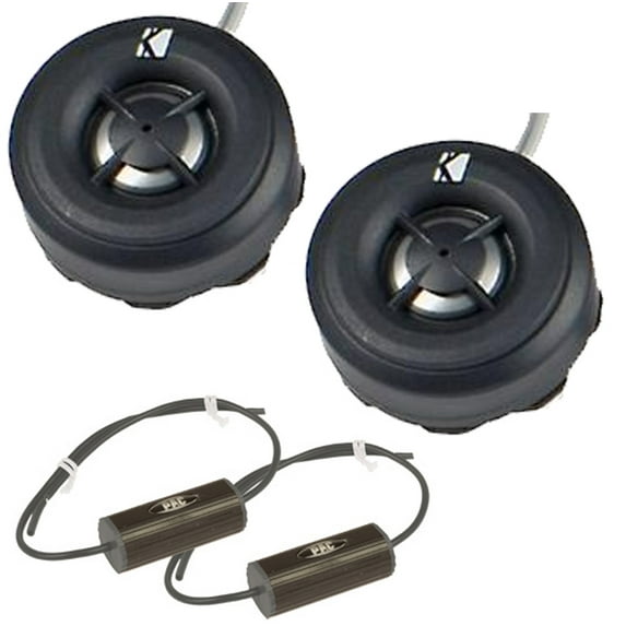 Kicker 2011 DS6.2 DS65.2 DS68.2 Car Audio 1" Titanium Dome Tweeters - Pair