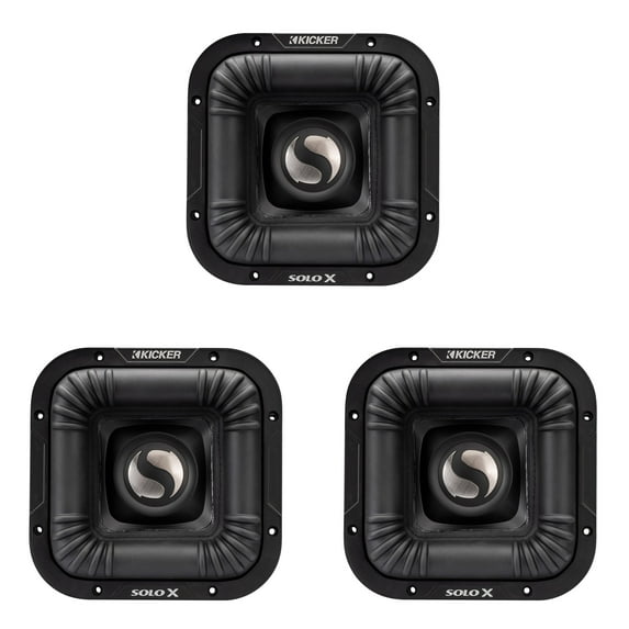 Kicker (3) 49L7X81 - SoloX L7X 8-Inch Competition Subwoofer, 1-Ohm
