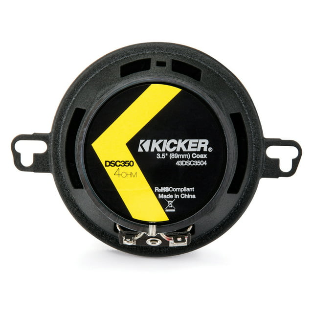 Kicker 3.5" 80 Watt 2-Way Car Audio Speakers DSC35 DS35 Coax, Set of 2