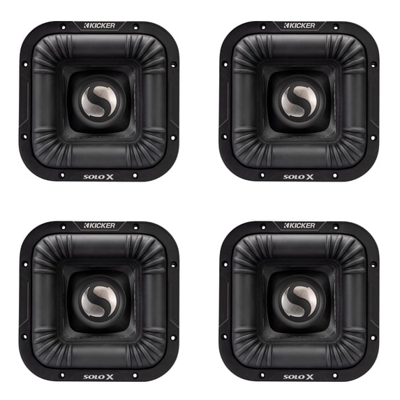 Kicker (4) 49L7X81 - SoloX L7X 8-Inch Competition Subwoofer, 1-Ohm